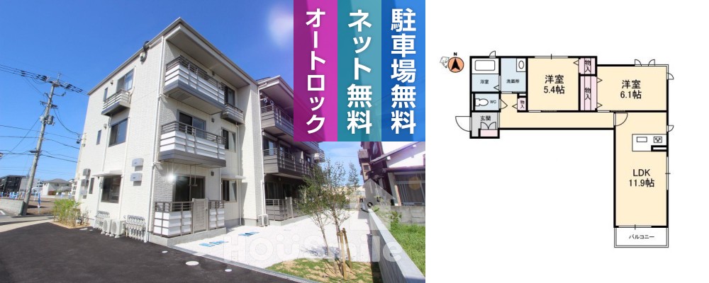 BEREO.S 201の外観と間取り図