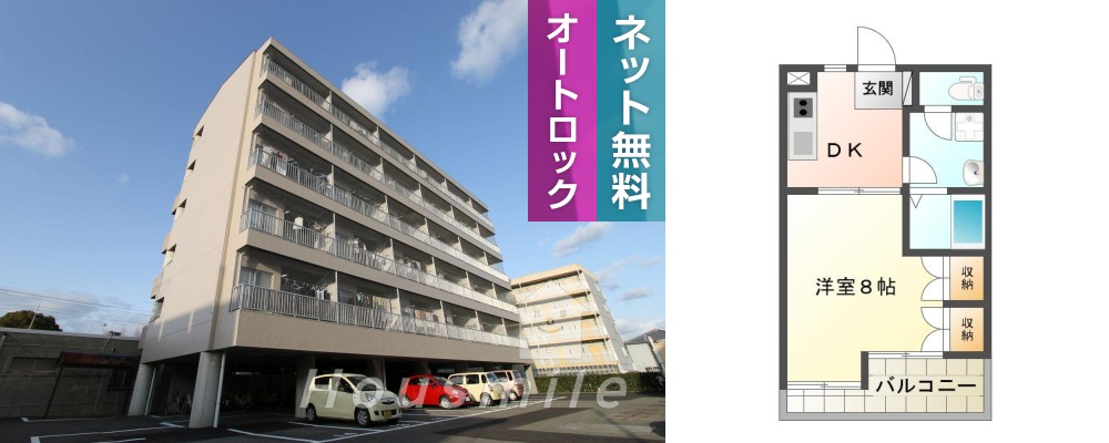 徳島大学 蔵本 900m 1DK 410の写真