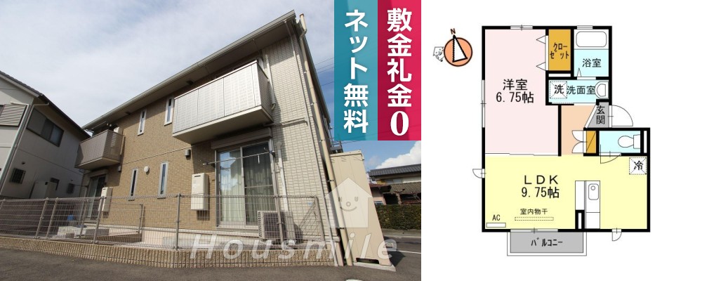 セレッソ65 202の外観と間取り図