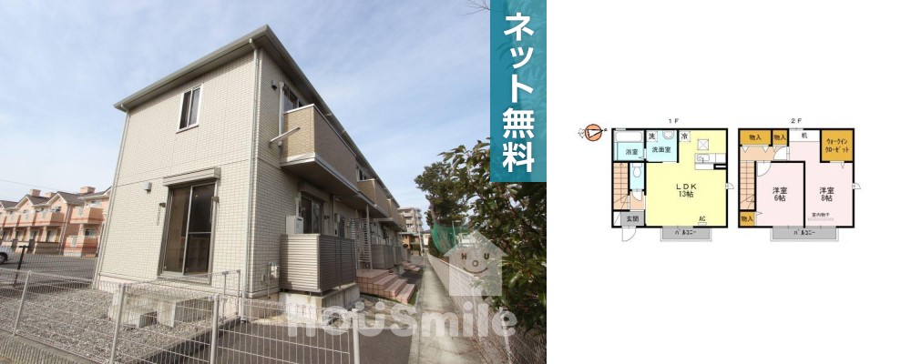 シンフォニエッタ 5の外観と間取り図
