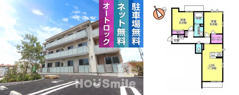 ベレオアトリエール住吉 101の外観と間取り図