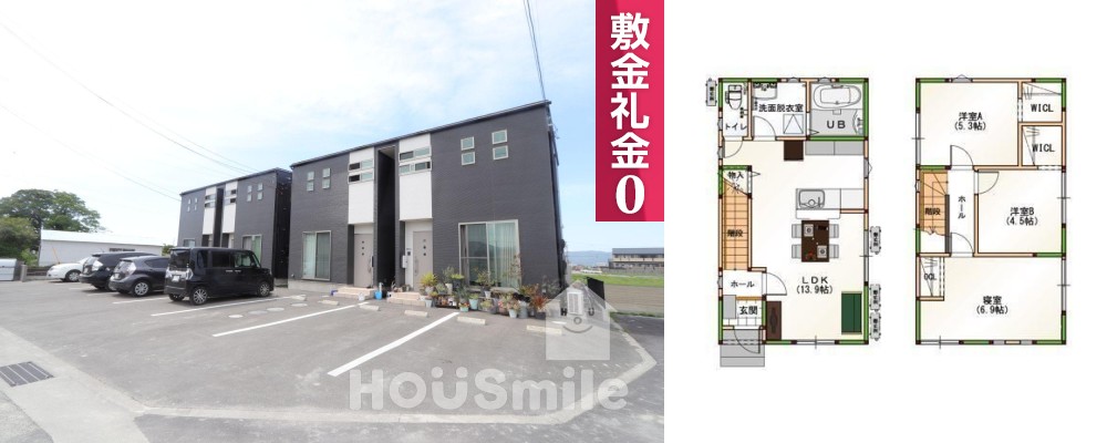 Lorbeer(ロルベーア) Dの外観と間取り図