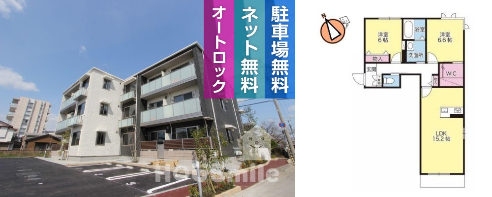 ベレオユトリア 201の外観と間取り図