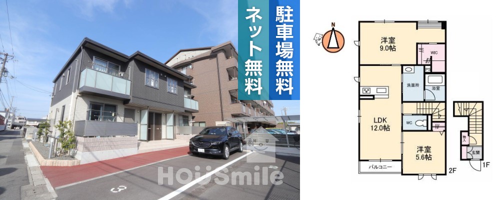 プロヌーブ昭和 201の外観と間取り図