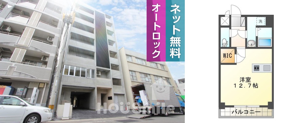 ラ・ビーナス 601の外観と間取り図