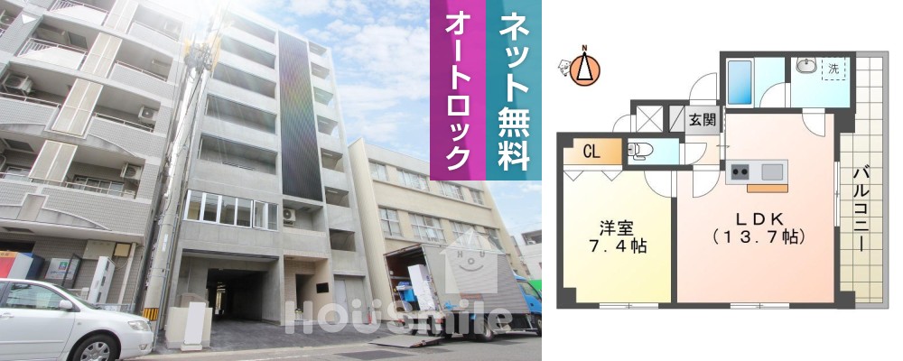ラ・ビーナス 802の外観と間取り図