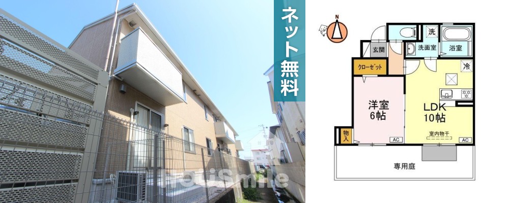 シャルマン・ホルツ 103の外観と間取り図