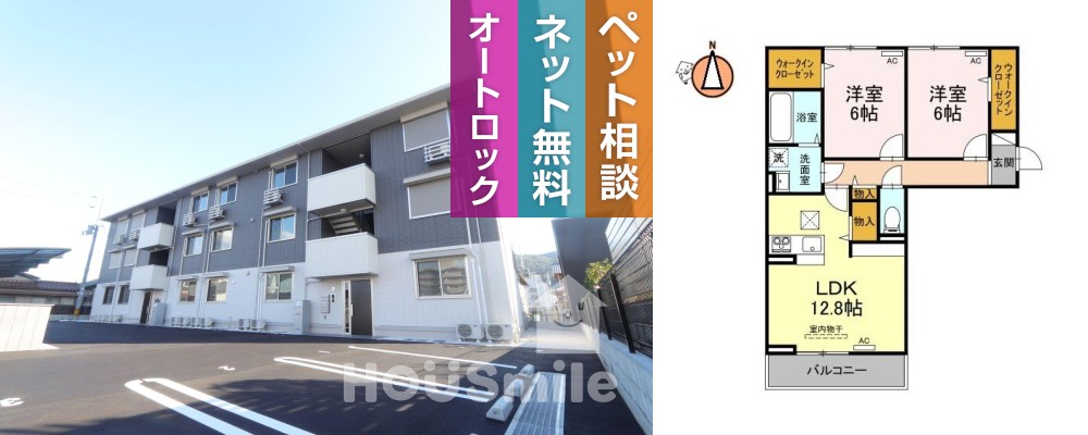 ドリーム庄町 103の外観と間取り図
