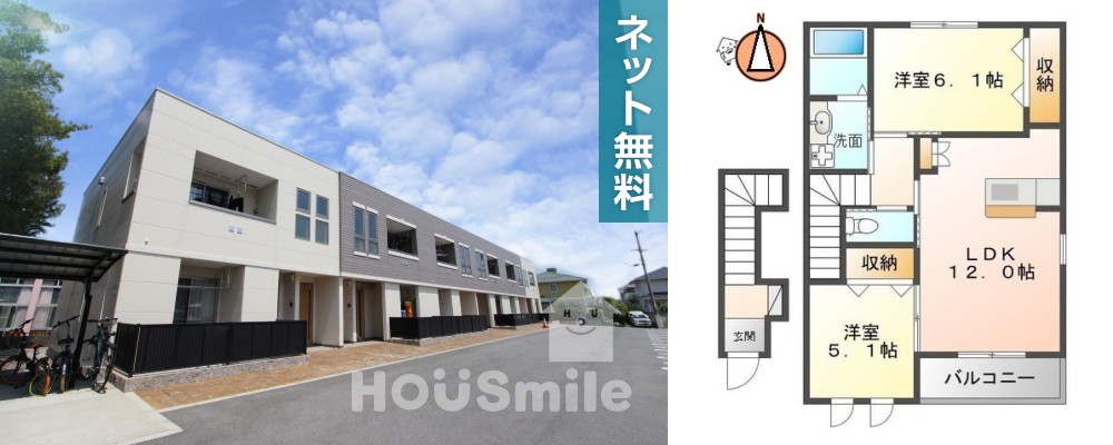 CADEL南昭和 207の外観と間取り図