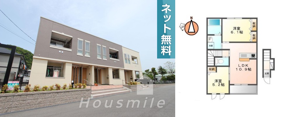マルハI番館 202の外観と間取り図