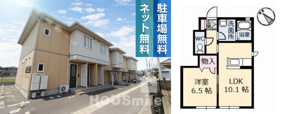 シャーメゾンY 101の外観と間取り図