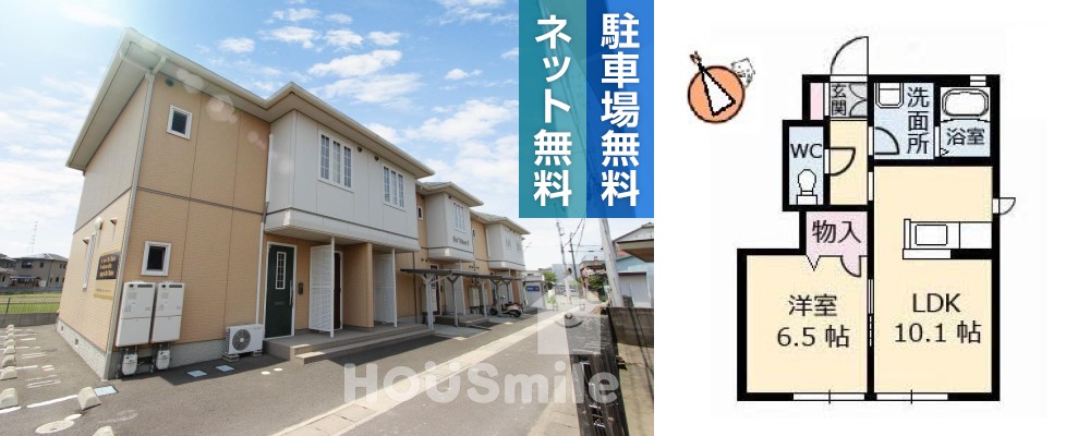 シャーメゾンY 105の外観と間取り図