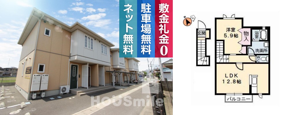 シャーメゾンY 201の外観と間取り図