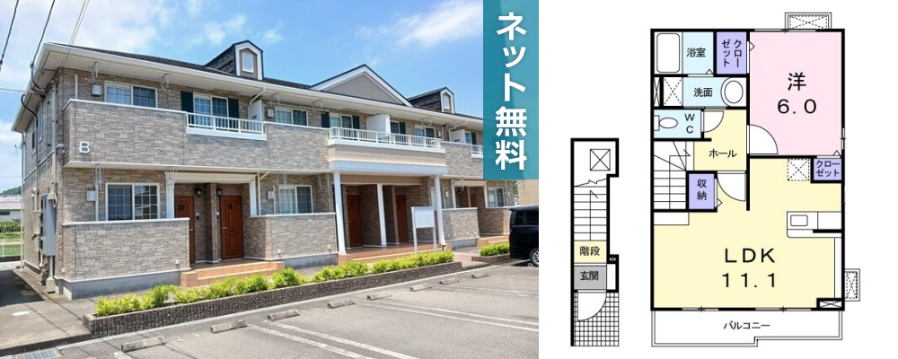プリマベーラ B 203の外観と間取り図