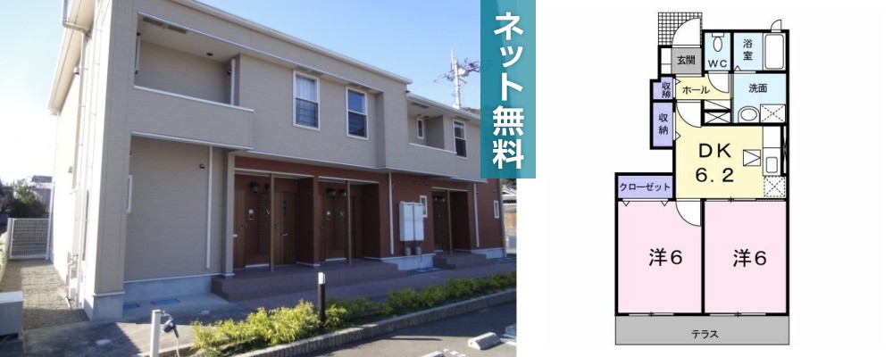 マイネハイマート 101の外観と間取り図