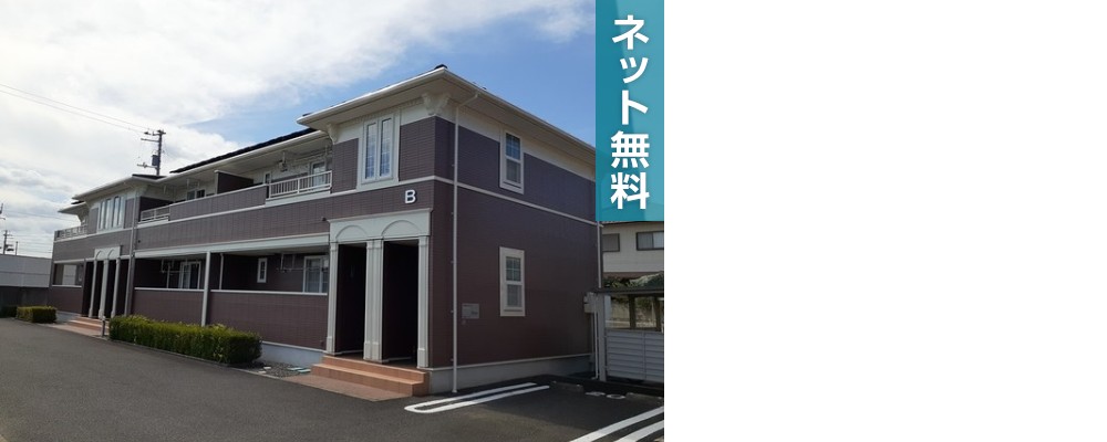 サンリット コアB 202の外観と間取り図