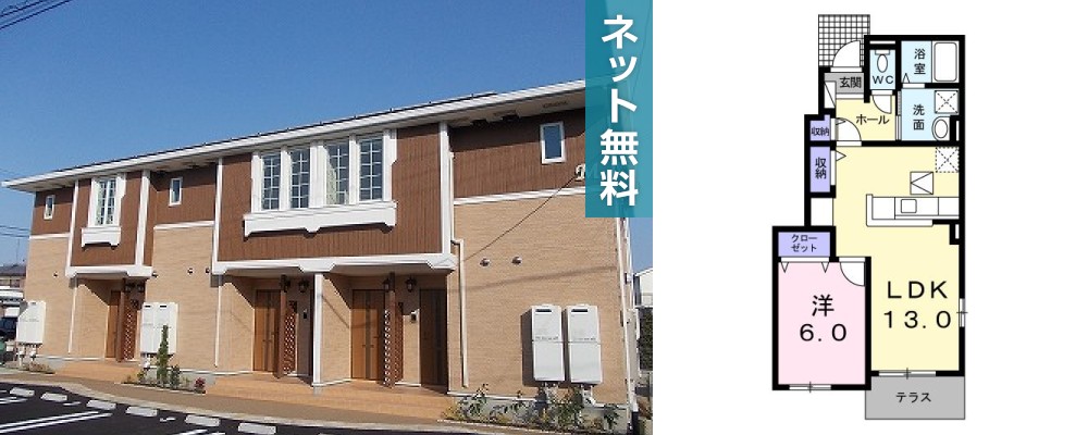 アヴァンセM 101の外観と間取り図