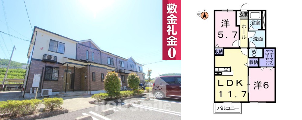 フィール ファインC 102の外観と間取り図