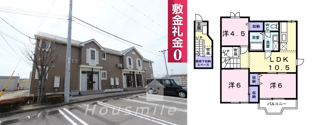 アウローラ III 201の外観と間取り図