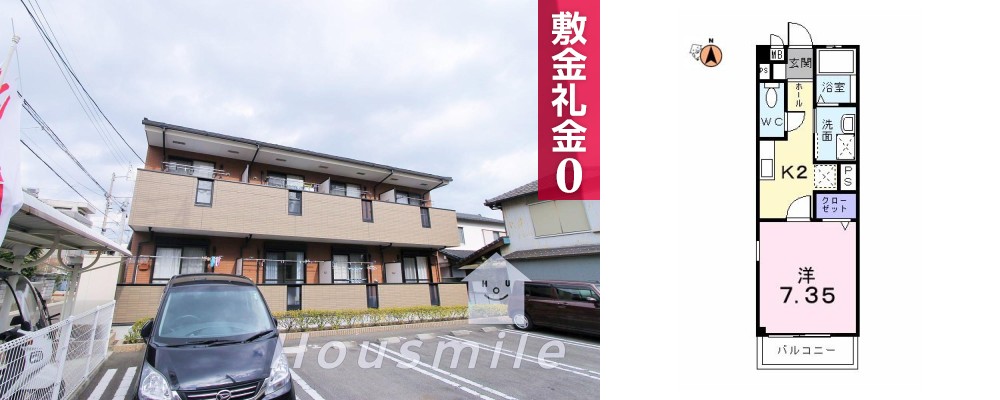 L’accord 105の外観と間取り図