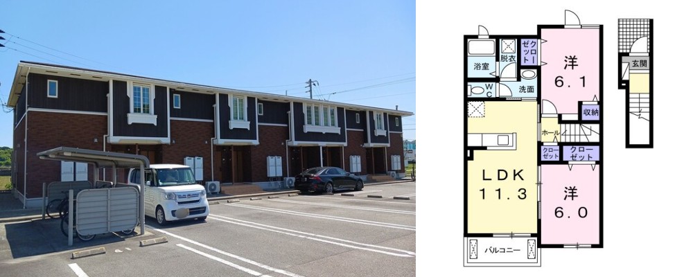 シエル・エトワレ  III 205の外観と間取り図