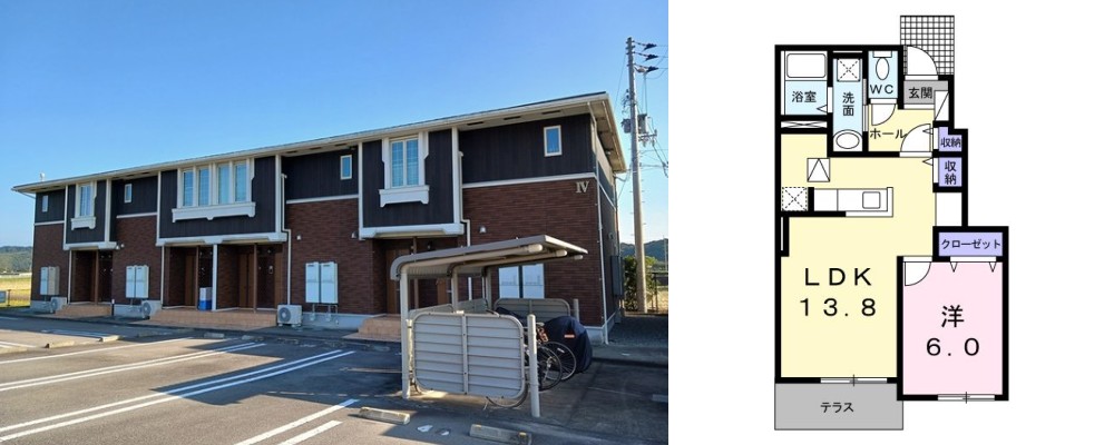 シエル・エトワレ  IV 103の外観と間取り図