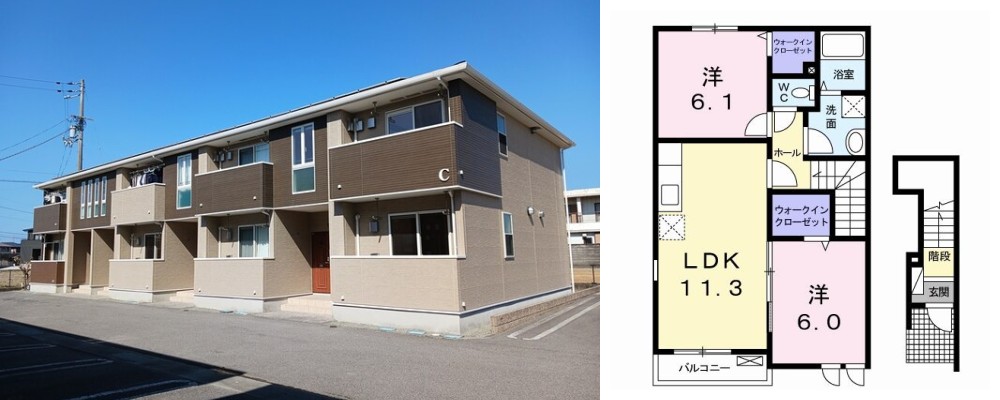 セレブリティ C 201の外観と間取り図