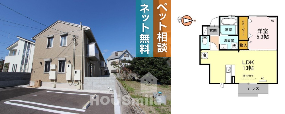 メーベル 102の外観と間取り図