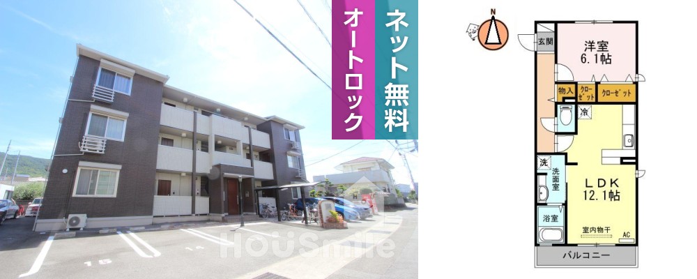 フォルテシモ 301の外観と間取り図