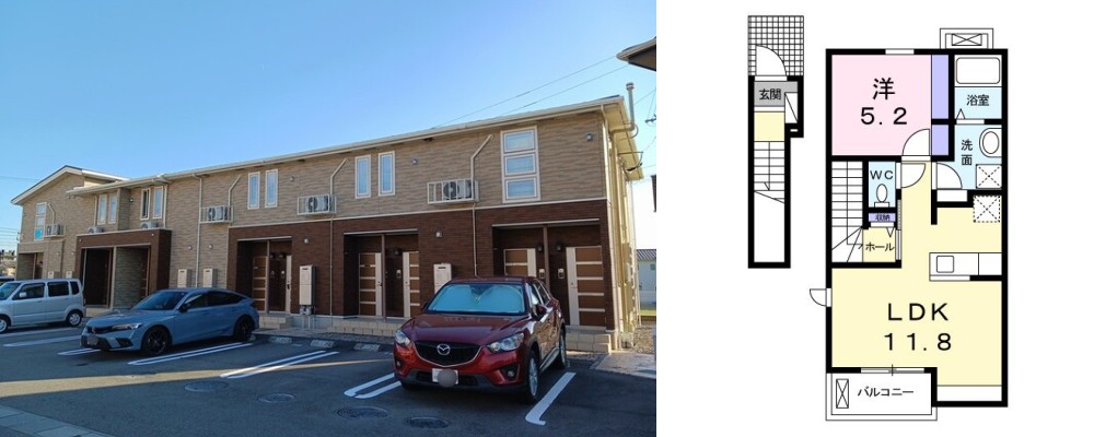 グラン ベルジュ C 207の外観と間取り図