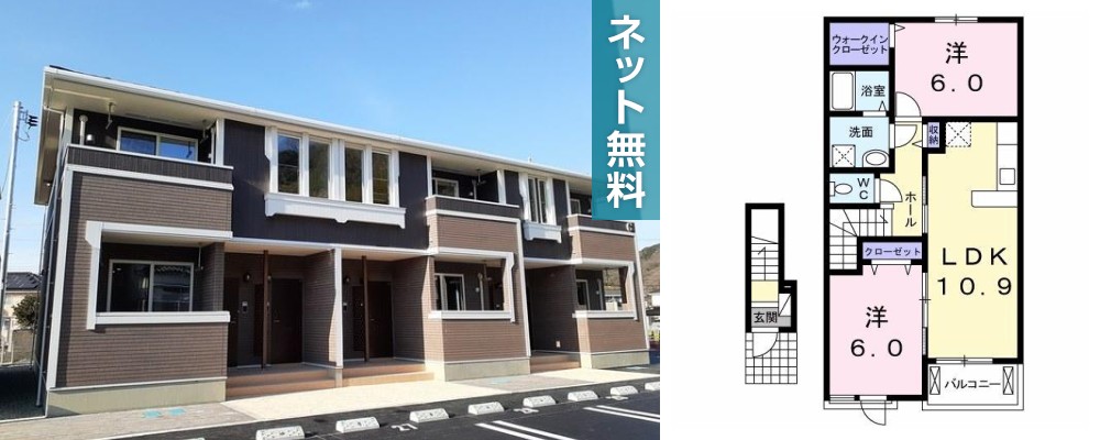 マーヴェラス G 202の外観と間取り図