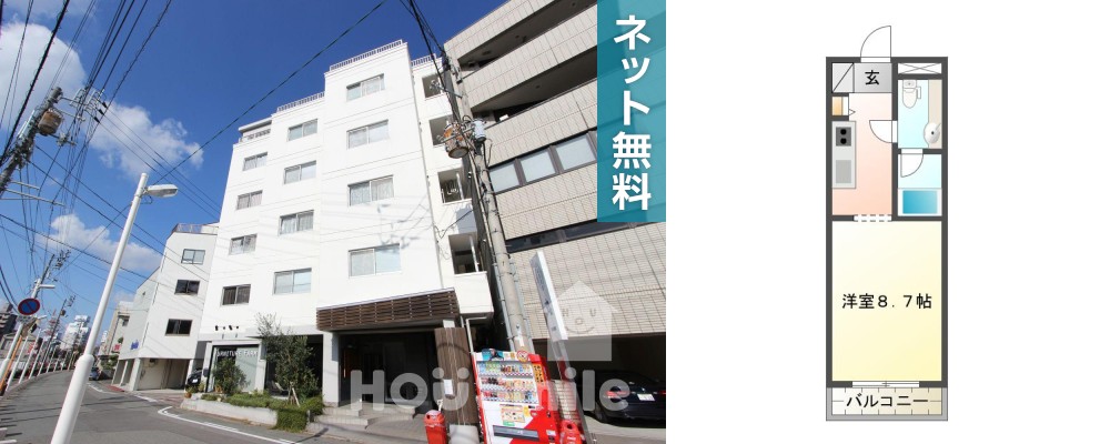 A VIEW(アビュー) 306の外観と間取り図