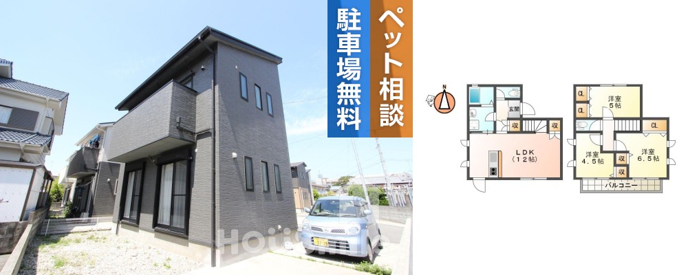 シャッフルタウン 22の外観と間取り図