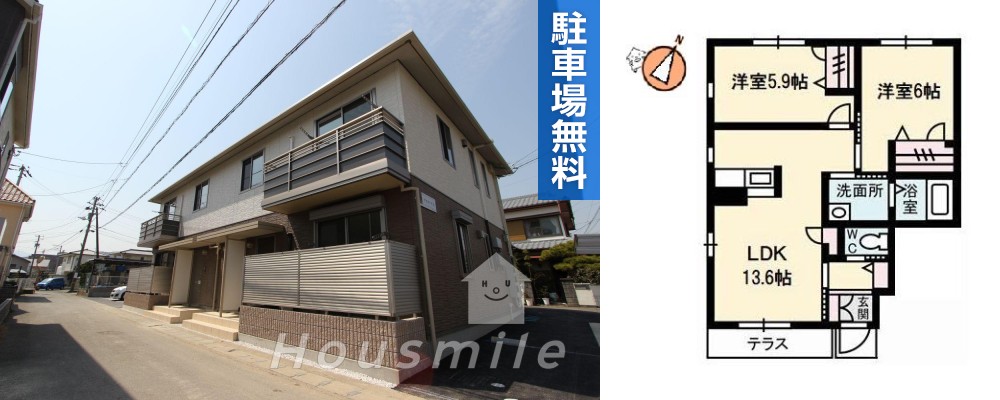 プロヌーブM 101の外観と間取り図