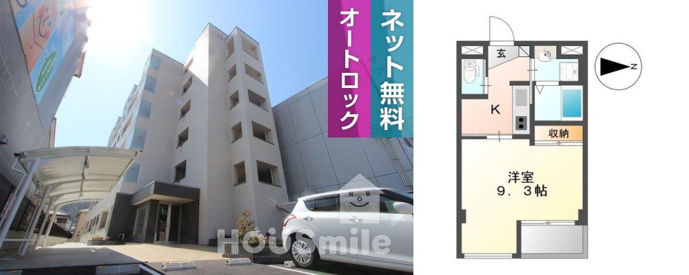 キアーズ II 302の外観と間取り図