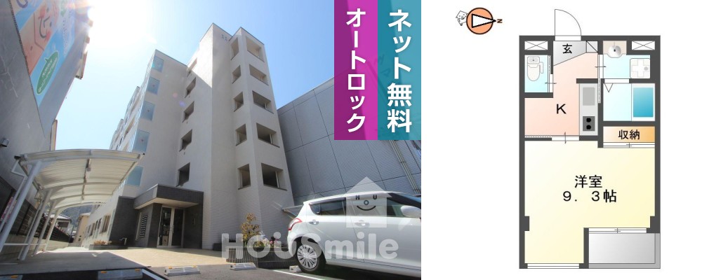 キアーズ II 605の外観と間取り図