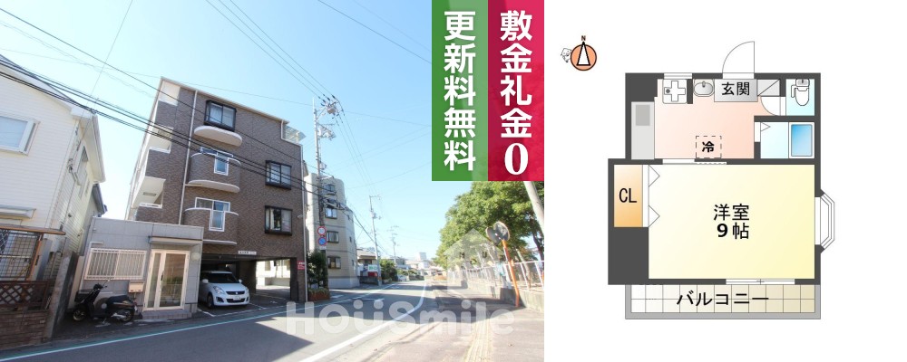 徳島大学 常三島 1500m 1DK 405の写真