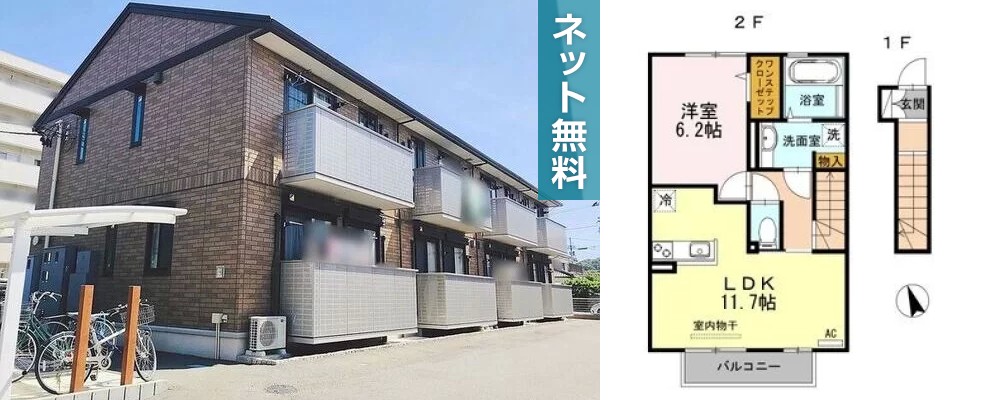 Casa K&K II 202の外観と間取り図