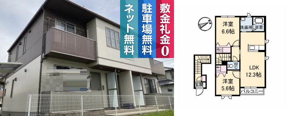ヴィラ エスペランス III 208の外観と間取り図