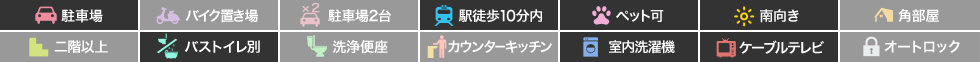 エスタシオン湯立 105の特徴アイコン