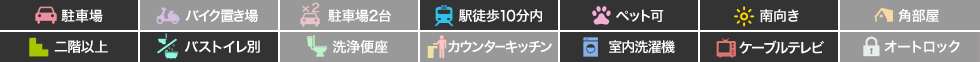 ヴィラ・デ・アッシュ 202の特徴アイコン