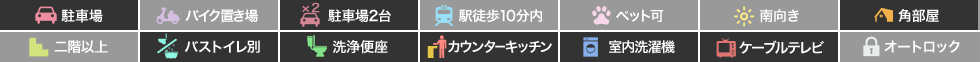 Maiso名東 Aの特徴アイコン