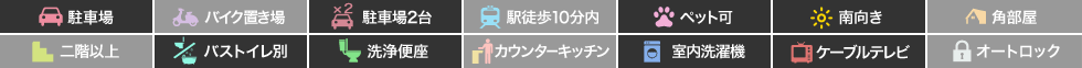 アンジュクレール Aの特徴アイコン