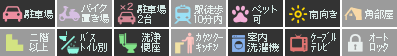 アンジュクレール A設備アイコン