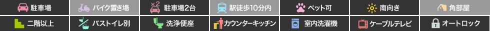 キャトルセゾン 305の特徴アイコン