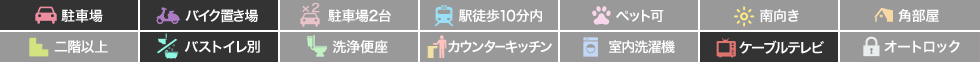 ビザン21 108の特徴アイコン