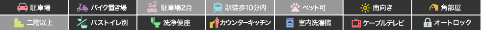 ベレオ助任橋 101の特徴アイコン