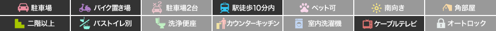 リバーサイド佐古 302の特徴アイコン