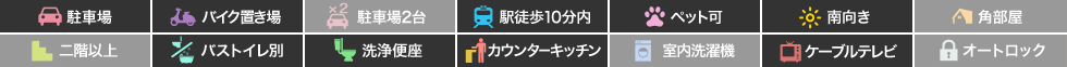フィットレスプラス Aの特徴アイコン