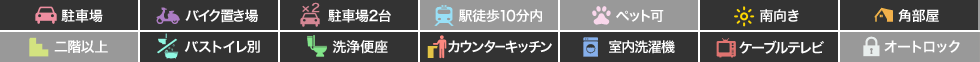 レーベンヒルズ C棟 105の特徴アイコン
